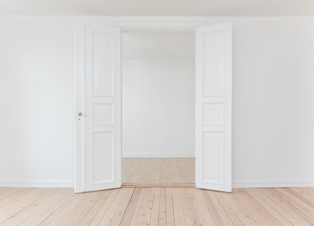An open door