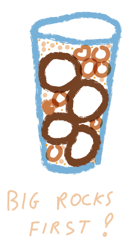 Image of rocks in a jar.
