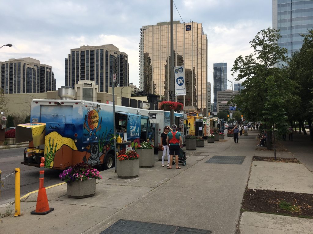 Photo of Food Trucks on Yonge Street