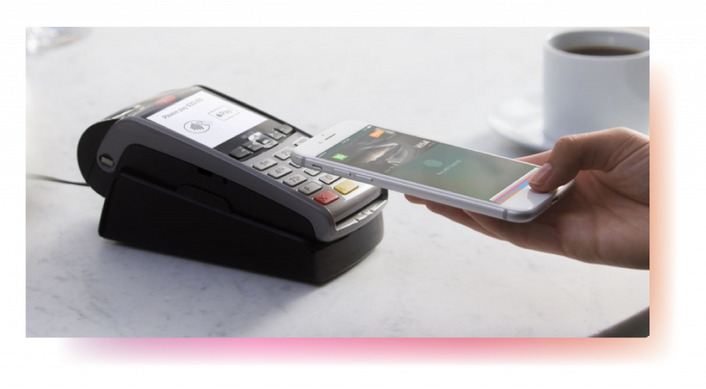 Figure 3. Digital Wallet Being Used for Payment