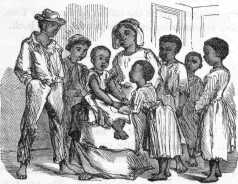 Ann Maria Jackson and her seven children—Mary Ann, William Henry, Frances Sabrina, Wilhelmina, John Edwin, Ebenezer Thomas, And William Albert.