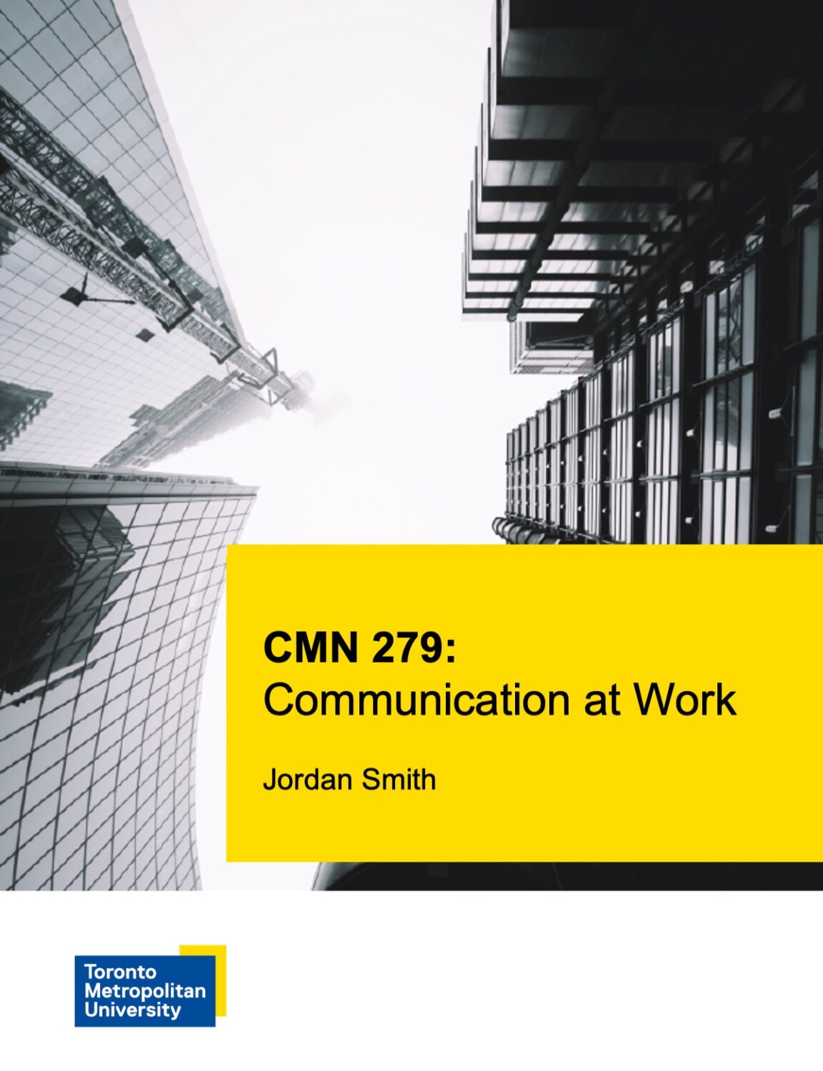 Cover image for CMN 279 - Communication at Work