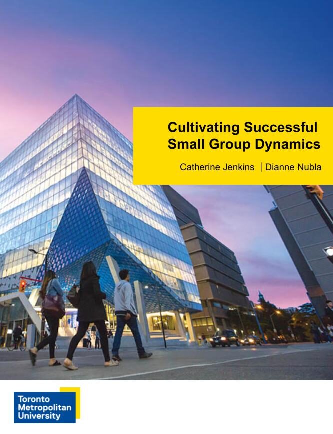 Cover image for Cultivating Successful Small Group Dynamics