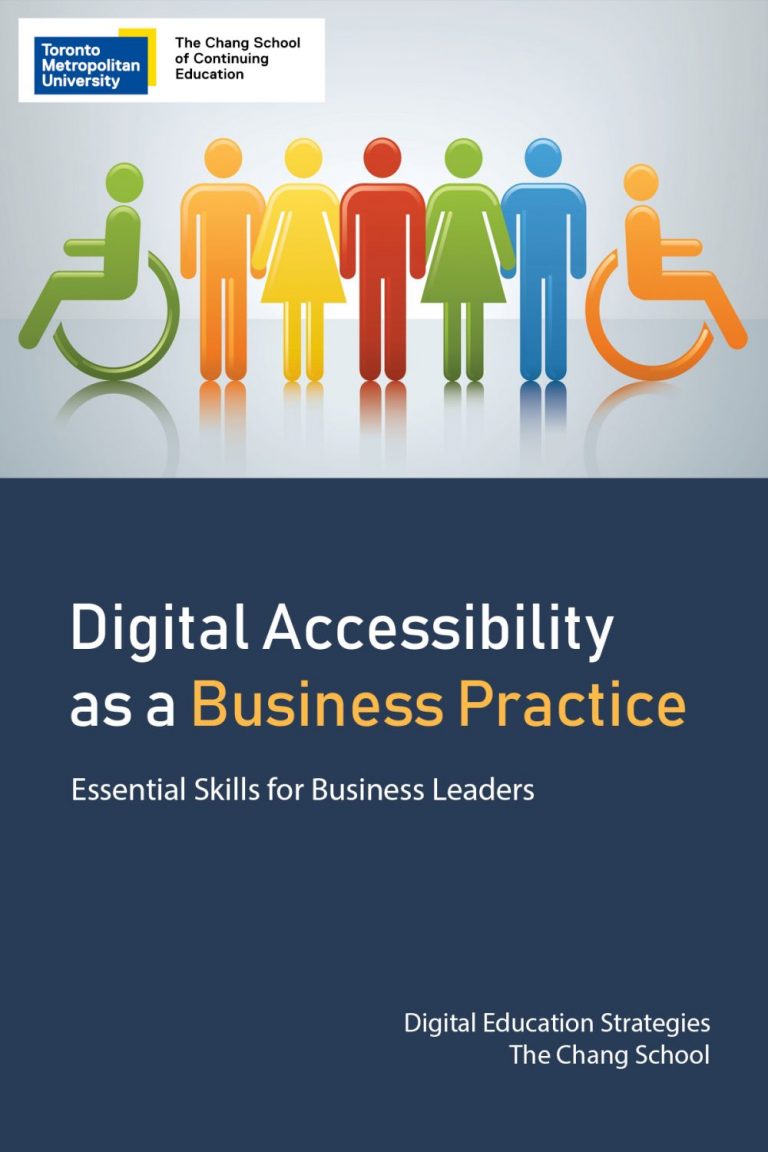 Digital Accessibility as a Business Practice – Open Textbook