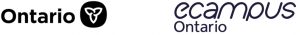 Logos of Government of Ontario and eCampusOntario.