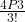 \frac{4P3}{3!}