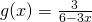 g(x)=\frac{3}{6-3x}