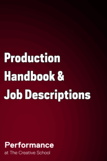 Cover image for Production Handbook and Job Descriptions