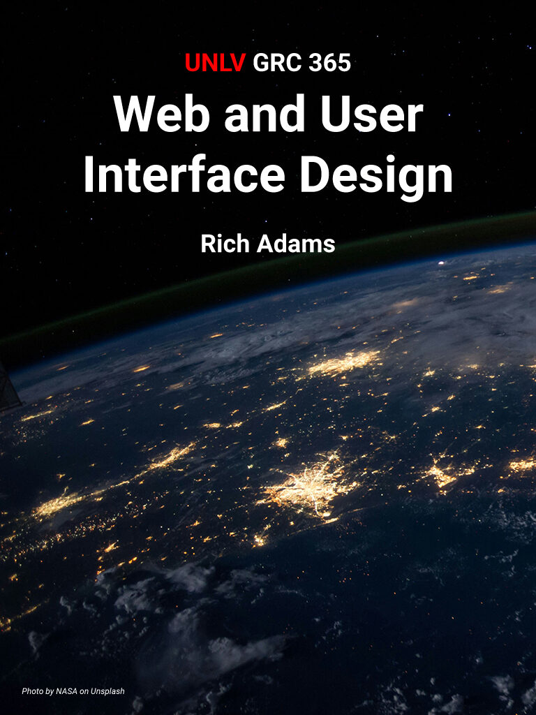 Cover image for Web and User Interface Design